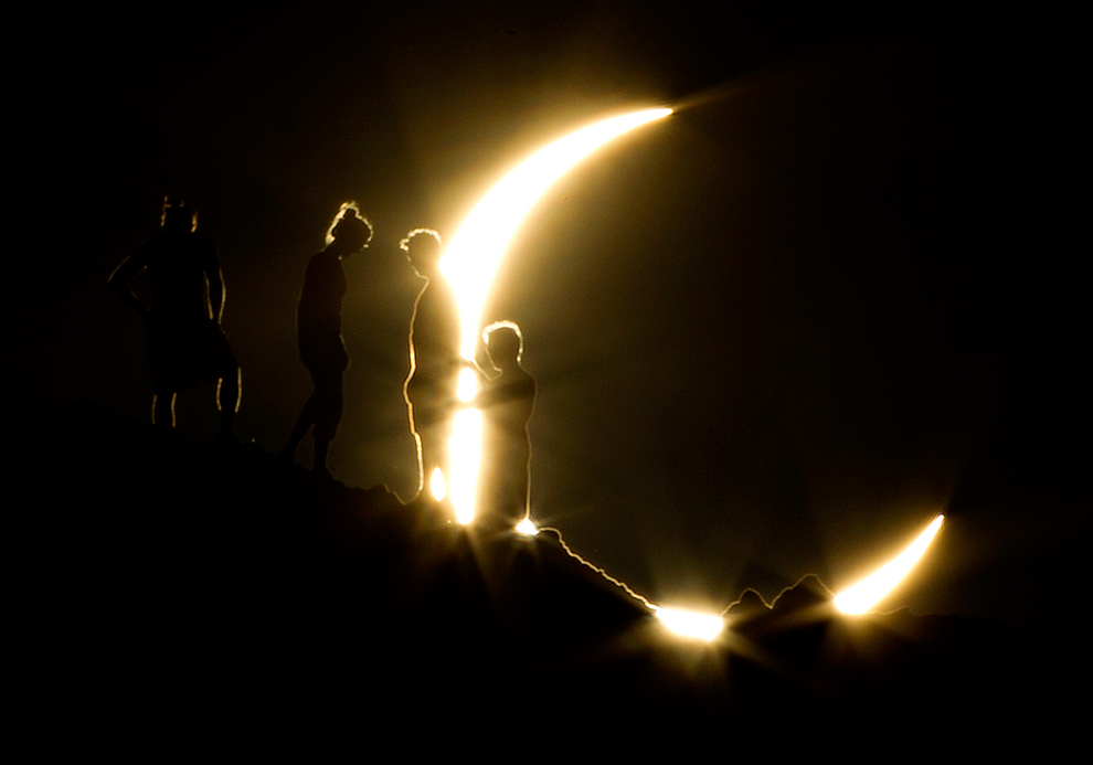 Annular Solar Eclipse. Albuquerque, New Mexico, USA. pics