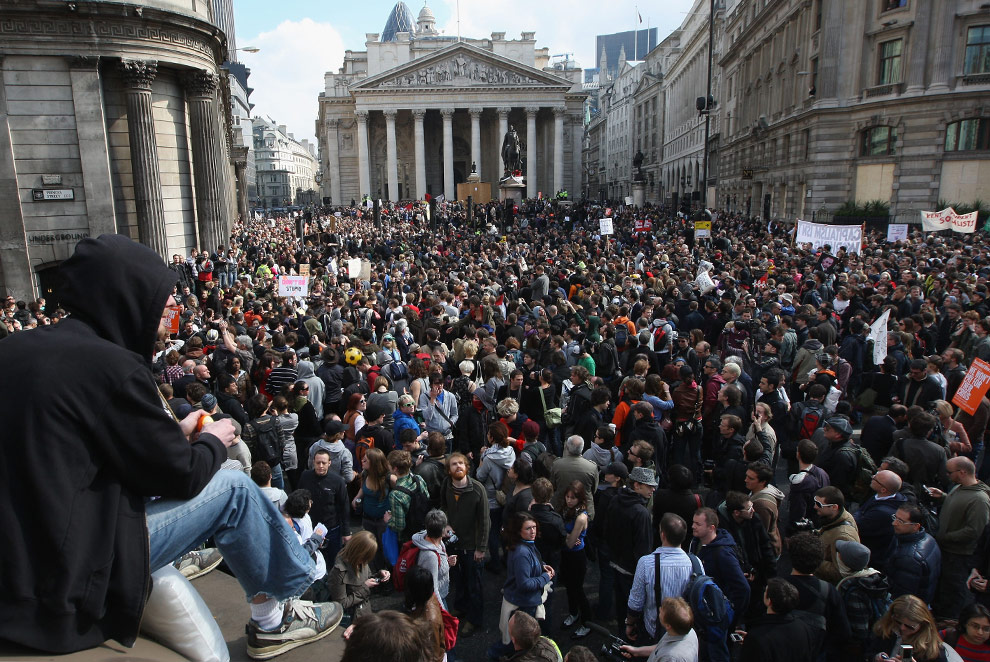 Фотография: Акция протеста в Лондоне №9 - BigPicture.ru