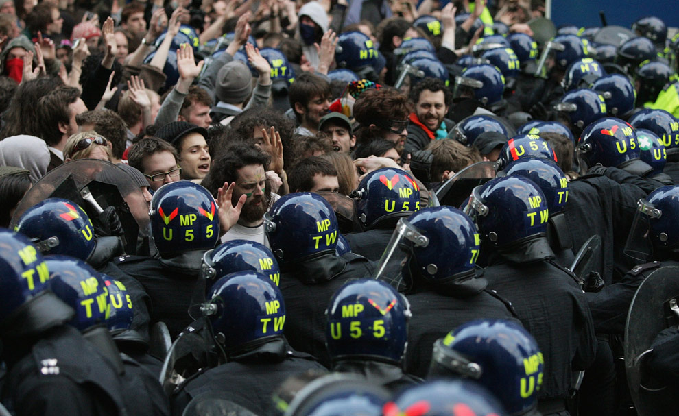 Фотография: Акция протеста в Лондоне №19 - BigPicture.ru