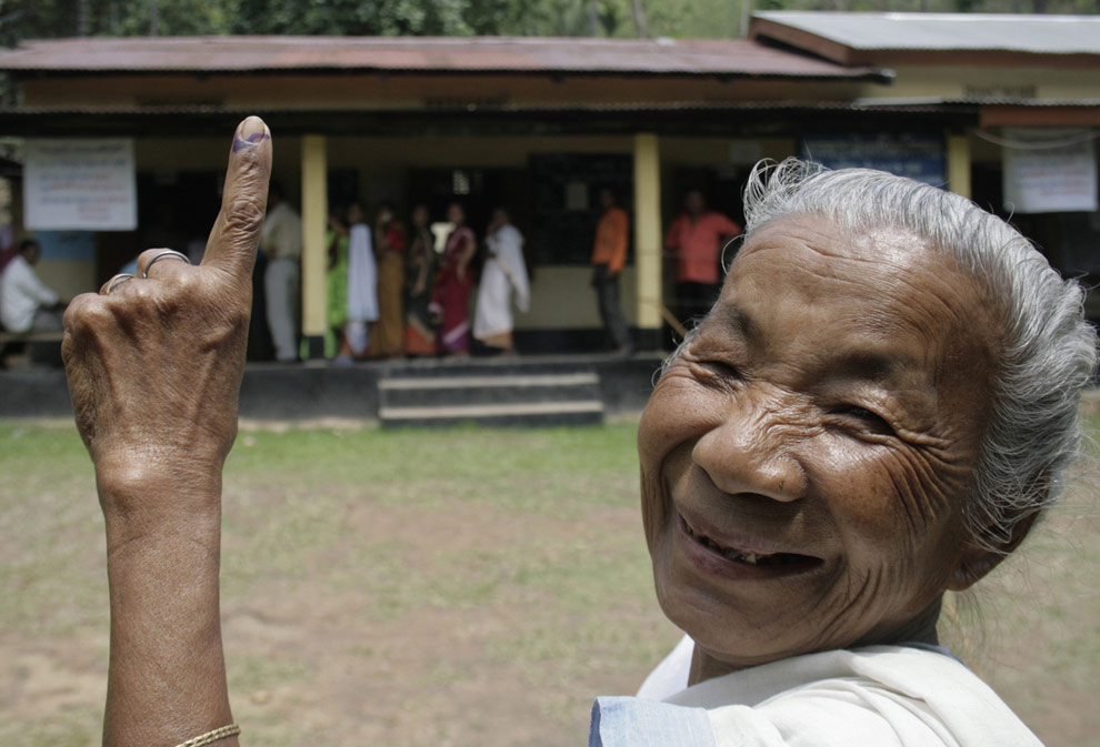 Фотография: Всеобщие выборы в Индии (Часть 1) №2 - BigPicture.ru