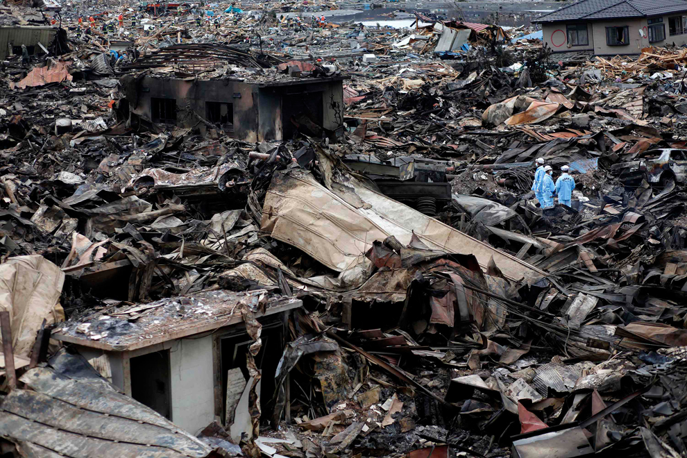 Ужасы японской трагедии, землетрясение март 2011