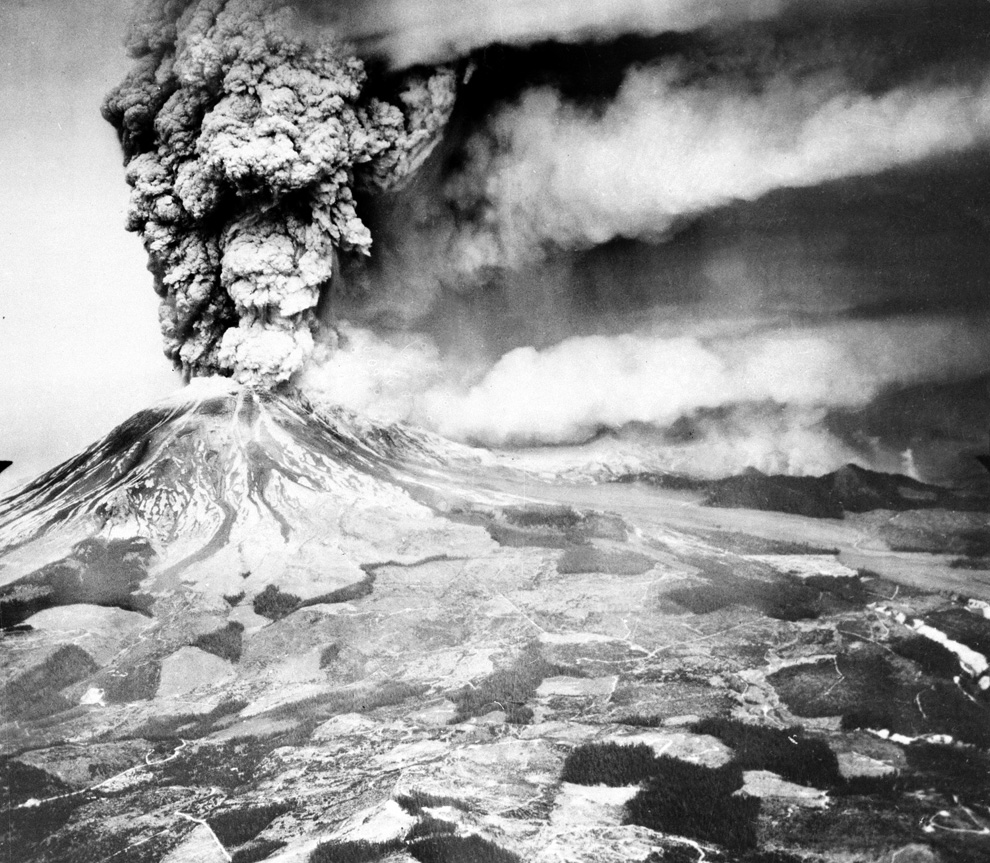 Mt. St. Helens eruption