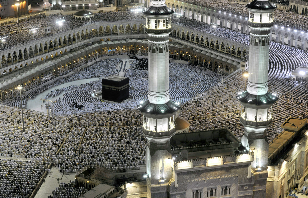  in Islam's holiest city of Mecca and home to the Kaaba center 